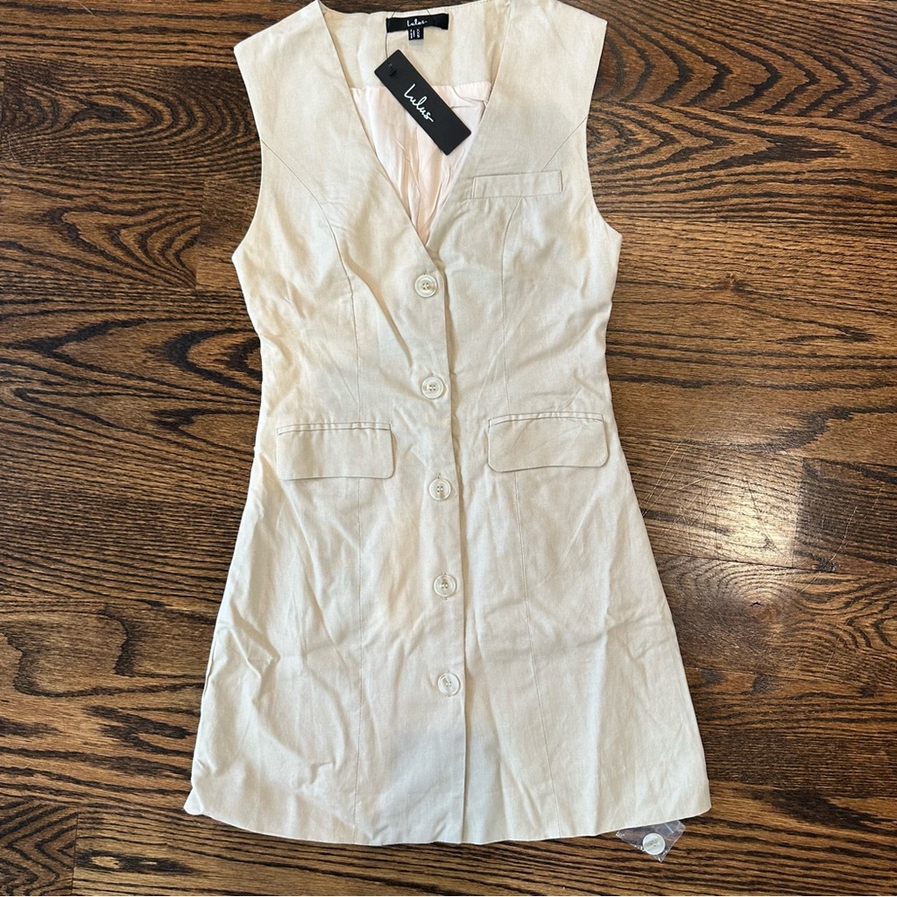 NWT Lulu's Button-Down Dress